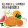 MSM Shampoo Bar + Hyaluronic Hair Conditioner Bar, Solid Bar Shampoo and Conditioner for Hair Growth, Non-Soap, For All Hair Types, Citrus, Set of 2 view 3