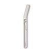 Leaf Shave | Leaf Dermaplaner, All-Metal Reusable Dermaplane Razor and Exfoliating Tool for Women, Includes Precision Clip and Two Refills - Silver view 1