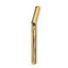 Leaf Shave | Leaf Dermaplaner, All-Metal Reusable Dermaplane Razor and Exfoliating Tool for Women, Includes Precision Clip and Two Refills - Gold view 1