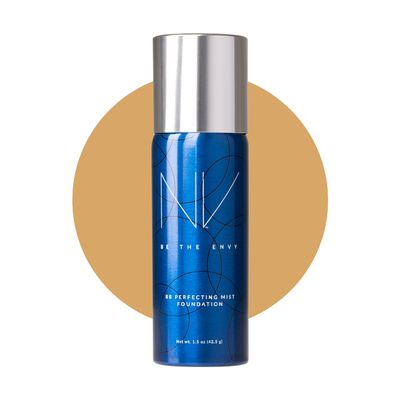 Be the Envy NV Perfecting Mist Foundation | Warm Honey | Hypoallergenic, Buildable Coverage, Airbrush Finish | Nourishes with Plant Stem Cells, Vitamins A, D, E & Aloe Vera | 1.5 oz
