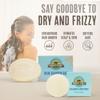 Buffalo Gal Grassfed Beauty - MSM Shampoo Bar + Hyaluronic Hair Conditioner Bar, Solid Bar Shampoo and Conditioner for Hair Growth, Non-Soap, For All Hair Types, Unscented, Set of 2 view 4