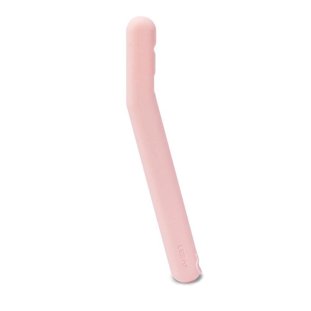 Leaf Shave | Leaf Dermaplaner Cover, Pink - Silicone Travel Case