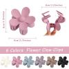 6PCS Hair Clips Set: Matte Large Claw Clips, Cute Daisy Hair Accessories, Non-Slip Strong Hold for Thick/Thin Hair, Christmas Gift for Girls, Oliver Green view 2