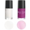 Maniology Duo Tinted Calcium Rich Base Coat Set | Strengthening Nail Treatment (Milky White & Blushing Pink)  13ml Bottles of Semi-Sheer Base for Natural, Healthy-Looking Nails view 1