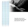 100pcs Nail Care Cuticle Pusher Dead Skin Removal Manicure Pedicure Cuticle Cleaning Sticks, Disposable Nail Stick Cuticle Pusher for Fingernail, Cleaning Cuticle (Blue) view 2