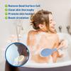 Back Scrubber for Shower with Handle, 2 PCS Bath Brush Stiff Bristles, Anti Slip, Body Exfoliator for Bath, Backbrush for Shower Men & Women view 3
