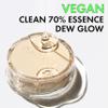 AMUSE SEOUL Dew Jelly Vegan Cushion Foundation Glow Dewy Finish Clean Beauty Dry and Sensitive Skin Eco-Friendly (02 NUDE REFILL) view 3