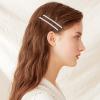 50 Silver Jumbo Bobby Pins, 2.56 Inch Metal Hair Clips Hair Pin Bobby-pins Hairpins Hair Accessories for Women Thick Long Updo Hair Style view 3