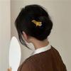 1pcs 5.9inch Rabithenn Kapok Flower Hairpin Pearl Hair Fork Stick Chinese Hair Sticks Wooden Hair Flower Decor with Tassel Wooden Handmade Hair Accessories for Women Girls Long Hair (Kapok) view 4