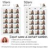 Customized Temporary Tattoo for Graduation Happy Graduation Fake Realistic Tattoos with Funny Face Ceremony Celebration Decors-15pcs view 2