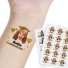 Graduation Tattoos Custom Temporary Tattoos with Photo Name Body Stickers Celebration Party Supplies Pre-cut 15pcs view 1