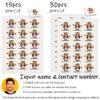 Graduation Tattoos Custom Temporary Tattoos with Photo Name Body Stickers Celebration Party Supplies Pre-cut 15pcs view 2