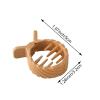 8PCS Large Matte Ponytail Buckle Hair Clip High Ponytail Claw Clip Nonslip Hair Accessories for Women Thick Hair view 2