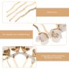 Beaupretty 5 Pieces Chinese Hair Pins Jade White Flower Hair Sticks Retro Accessories for Women Girls Elegant Chignon Styling view 2