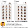 Custom Graduation Tattoos Personalized Face Temporary Tattoos with Name Customized Fake Tattoo Graduation Party Supplies view 2