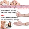 Custom Graduation Tattoos Personalized Face Temporary Tattoos with Name Customized Fake Tattoo Graduation Party Supplies view 3