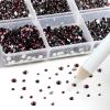 Beadsland 7200pcs Flatback Rhinestones,Burgundy Rhinestone Nail Gems Round Crystal Rhinestones for Crafts,Mixed 6 Sizes with Wax Pencil Kit, SS3-SS10,Amethyst view 2