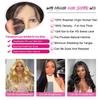 13x6 Body Wave Lace Front Wigs Human Hair 180 Density HD Transparent Lace Frontal Wigs for Black women Glueless Wigs Human Hair pre plucked with Baby Hair Natural Hairline Natural Color 16inch view 2