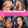 13x6 Body Wave Lace Front Wigs Human Hair 180 Density HD Transparent Lace Frontal Wigs for Black women Glueless Wigs Human Hair pre plucked with Baby Hair Natural Hairline Natural Color 16inch view 4