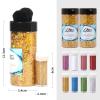 Craft Glitter, 380g Nail Glitter Powder 10 Jars Glitter with Tools,AARDWO Vibrant Multi-Purpose Glitter for Body,Eyeshadow,Cosmetic,Nail Arts,Crafts,Decoration,DIY(Star&Moon Shape, Gold) view 4