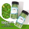 Craft Glitter, 380g Nail Glitter Powder 10 Jars Glitter with Tools,AARDWO Vibrant Multi-Purpose Glitter for Body,Eyeshadow,Cosmetic,Nail Arts,Crafts,Decoration,DIY(Star&Moon Shape, Green) view 2