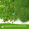 Craft Glitter, 380g Nail Glitter Powder 10 Jars Glitter with Tools,AARDWO Vibrant Multi-Purpose Glitter for Body,Eyeshadow,Cosmetic,Nail Arts,Crafts,Decoration,DIY(Star&Moon Shape, Green) view 3