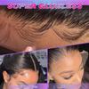 13x4 Body Wave Lace Front Wigs for Black Women 16inch Transparent HD Lace Front Wigs Human Hair Pre Plucked with Baby Hair 180 Density Brazilian Virgin Glueless Human Hair Wigs (Natural Color) view 4