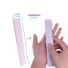 80/80 Grit Nail Files, Emery Boards Nail File for Acrylic and Gel Nails, Coarse Nail File Double Sided 80 Grits Emory Professional Filers Reusable Washable Manicure Square Gray view 4