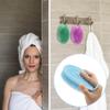 3 Pack Silicone Body Scrubber, Exfoliating Body Scrubber Fit for Sensitive and All Kinds of Skin, Soft Silicone Loofah, Clean and Sanitary Rapid Foaming view 4