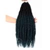 Afro Kinky Curly Twist Crochet Hair 24 Inch Ombre Brown Long Synthetic Hair Crochet Braids Natural Hair Extensions view 1