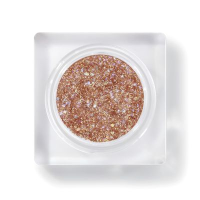 Glint Glitter Gel (Rum N Sugar, 0.13oz) - Multi-Use Body Makeup for Eyes, Cheeks, Body, and Hair by LG Beauty. Rich Pigment, Long-Lasting Sparkle/Glitter for Party, Festival.