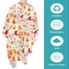 Autumn Barber Cape - Salon Hair Cutting Cape for Women,Men,Kids,Adults,Haircut Cape with Adjustable Elastic Neckline Stylist Cape Gown Accessories Fall Pumpkins Maple Leaves Cartoon Art Decor view 2
