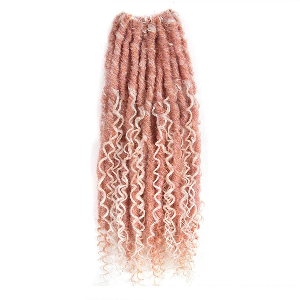 18 Inch Crochet Braids Hair Synthetic Braiding Hair Extension 120G/Pack Afro Hairstyles Dreadlock Brown Fiber