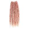 18 Inch Crochet Braids Hair Synthetic Braiding Hair Extension 120G/Pack Afro Hairstyles Dreadlock Brown Fiber view 1