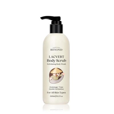 BEYOND Lacvert Body Scrub Peeling Gel (Original, 10.1fl oz) - Body Wash & Shower Gel for Gentle Exfoliation & Home Spa. Korean Daily Skin Care. Gommage-Type for Smooth,
