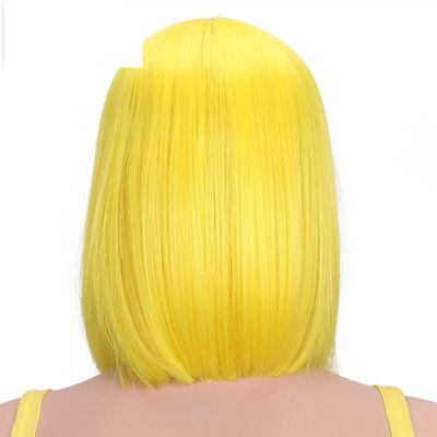 10 Inch Bob Wigs Straight Hair Lace Wigs For Women Cosplay Wigs Heat Resistant Synthetic Hair