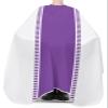 Purple Stripes Barber Cape - Salon Hair Cutting Cape for Women,Men,Kids,Adults,Haircut Cape with Adjustable Elastic Neckline Stylist Cape Gown Accessories Modern Minimalist Abstract Aesthetics view 3