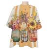 Thanksgiving Autumn Barber Cape - Salon Hair Cutting Cape for Women,Men,Kids,Adults,Haircut Cape with Adjustable Elastic Neckline Stylist Cape Gown Accessories Fall Sunflower Pumpkins Maple Leaf view 1