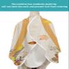 Thanksgiving Autumn Barber Cape - Salon Hair Cutting Cape for Women,Men,Kids,Adults,Haircut Cape with Adjustable Elastic Neckline Stylist Cape Gown Accessories Fall Sunflower Pumpkins Maple Leaf view 4