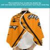 Halloween Barber Cape - Salon Hair Cutting Cape for Women,Men,Kids,Adults,Haircut Cape with Adjustable Elastic Neckline Cape Gown Accessories Orange Gnomes Skull Pumpkins Black Haunted-House Bat view 4