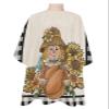 Autumn Pumpkin Scarecrow Barber Cape - Salon Hair Cutting Cape for Women,Men,Kids,Adults,Haircut Cape with Adjustable Elastic Neckline Cape Gown Accessories Farmhouse Fall Sunflower Black Plaid view 1