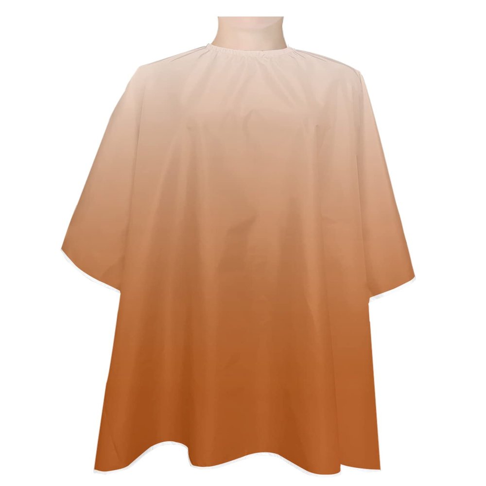 Ombre Orange Barber Cape - Salon Hair Cutting Cape for Women,Men,Kids,Adults,Haircut Cape with Adjustable Elastic Neckline Stylist Cape Gown Accessories Thanksgiving Fall Autumn Harvest Holiday