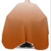 Ombre Orange Barber Cape - Salon Hair Cutting Cape for Women,Men,Kids,Adults,Haircut Cape with Adjustable Elastic Neckline Stylist Cape Gown Accessories Thanksgiving Fall Autumn Harvest Holiday view 3