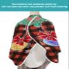 Christmas Ball Barber Cape - Salon Hair Cutting Cape for Women,Men,Kids,Adults,Haircut Cape with Adjustable Elastic Neckline Stylist Cape Gown Accessories Red Xmas Plaid Winter Snowflake Pine Berry view 4