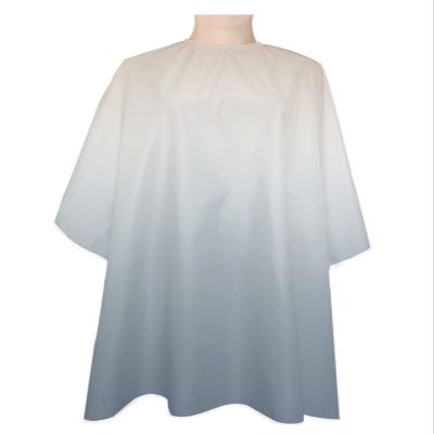 Brown Grey Barber Cape - Salon Hair Cutting Cape for Women, Men, Kids, Adults, Haircut Cape with Adjustable Elastic Neckline Hairdressing Stylist Cape Gown Accessories Modern Abstract Ombre Color Art
