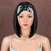 10 Inch Headband Bob Wig Synthetic Ombre Blonde Straight Hair Wigs Party Cosplay Wig For Women view 1