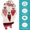Valentine's Love Barber Cape - Salon Hair Cutting Cape for Women,Men,Kids,Adults,Haircut Cape with Adjustable Elastic Neckline Stylist Cape Gown Accessories Be-Mine Romantic Retro Love Heart Plaid view 2
