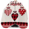 Valentine's Love Barber Cape - Salon Hair Cutting Cape for Women,Men,Kids,Adults,Haircut Cape with Adjustable Elastic Neckline Stylist Cape Gown Accessories Be-Mine Romantic Retro Love Heart Plaid view 3