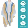 Abstract Barber Cape - Salon Hair Cutting Cape for Women,Men,Kids,Adults,Haircut Cape with Adjustable Elastic Neckline Hairdressing Stylist Cape Gown Accessories Modern Minimalist Geometric Stripes view 2