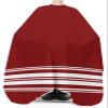 Abstract Farmhouse Stripes Barber Cape - Salon Hair Cutting Cape for Women,Men,Kids,Adults,Haircut Cape with Adjustable Elastic Neckline Stylist Cape Gown Accessories Geometric Burgundy Red White view 3